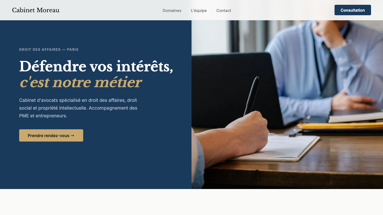 Cabinet Moreau — Avocat